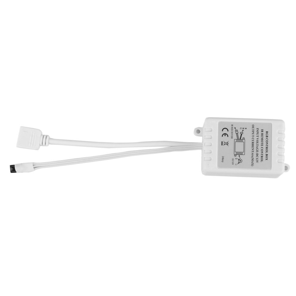 1 Set RGB 16 Colors 4 Different Light Control Functions Remote Control Box DC 12V For LED Light Strip Security Safety
