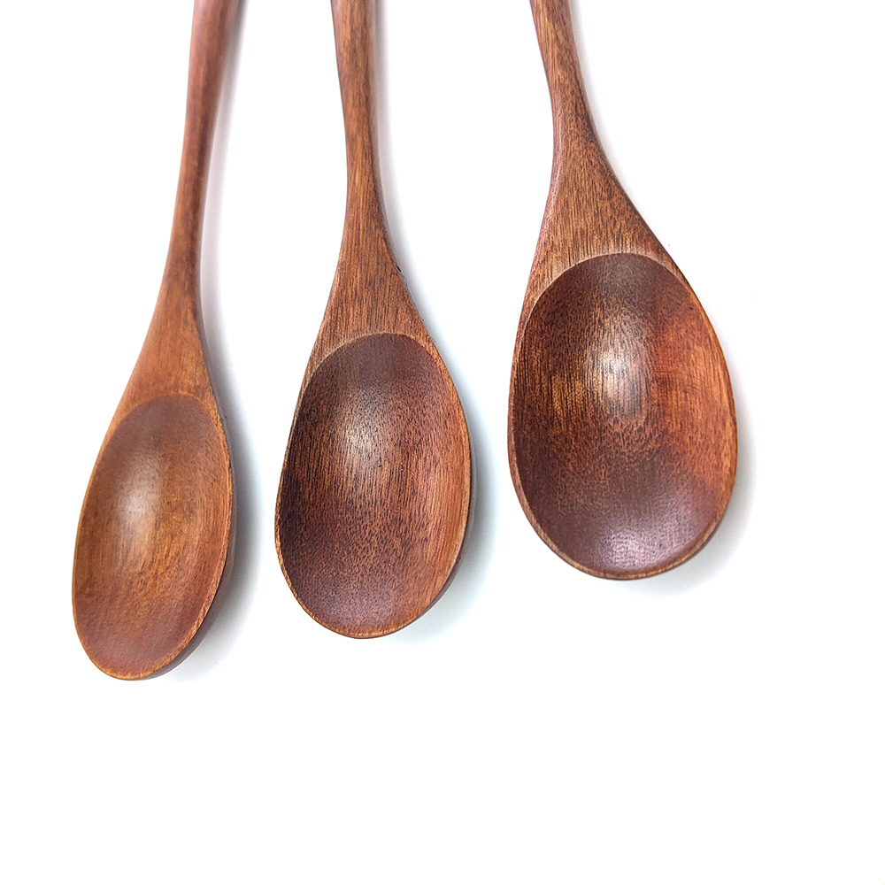 1/2/3Pcs Eco-Friendly wooden Spoon Cutlery Biodegradable Spoon Tableware Reusable Accessories For Home Outdoors