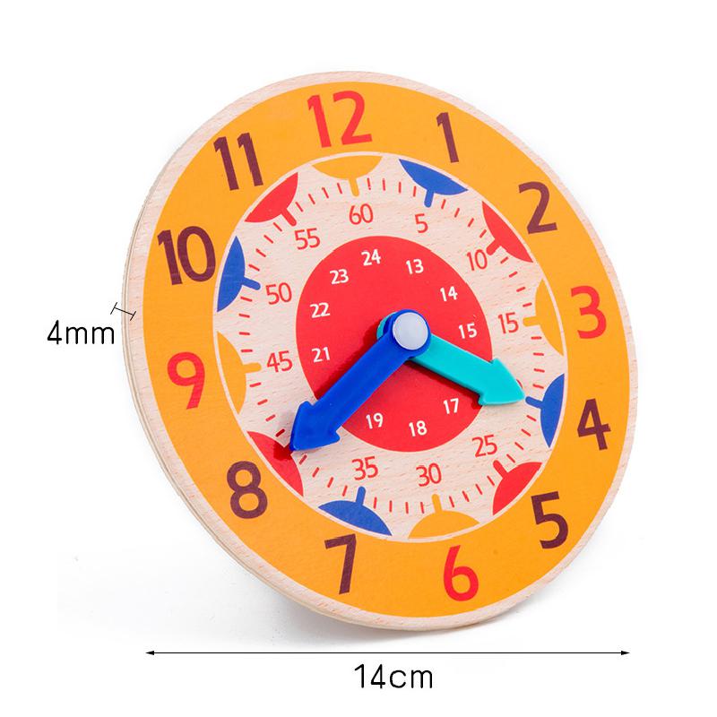 Elementary School Clock Model Toys Children Clock Mathematics Teaching Aids Hourly Toys For Students To Recognize Time