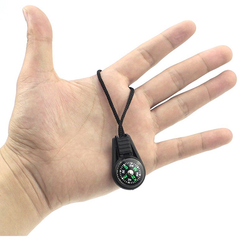 1pcs 5/8" Side Release Whistle Compass Buckle Scraper Parachute 550 Cord Paracord Bracelet Outdoor Camp Backpack Survival Kits: Compass
