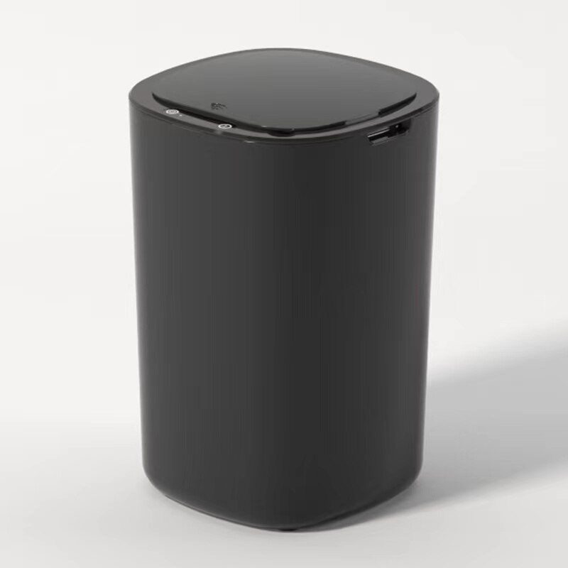 Trash Can Automatic Non-contact Smart Trash Can Household Electric Trash Can Kitchen Bathroom Living Room Trash Can Induction
