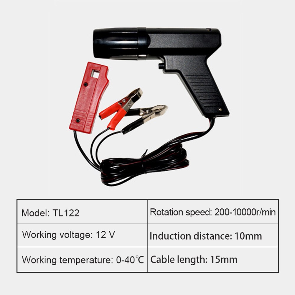 12 V Timing Tool Car Motorcycle Petrol Engine Ignition System Strobe Lamp Detector Auto Motorcycle Detection Diagnosis Tool