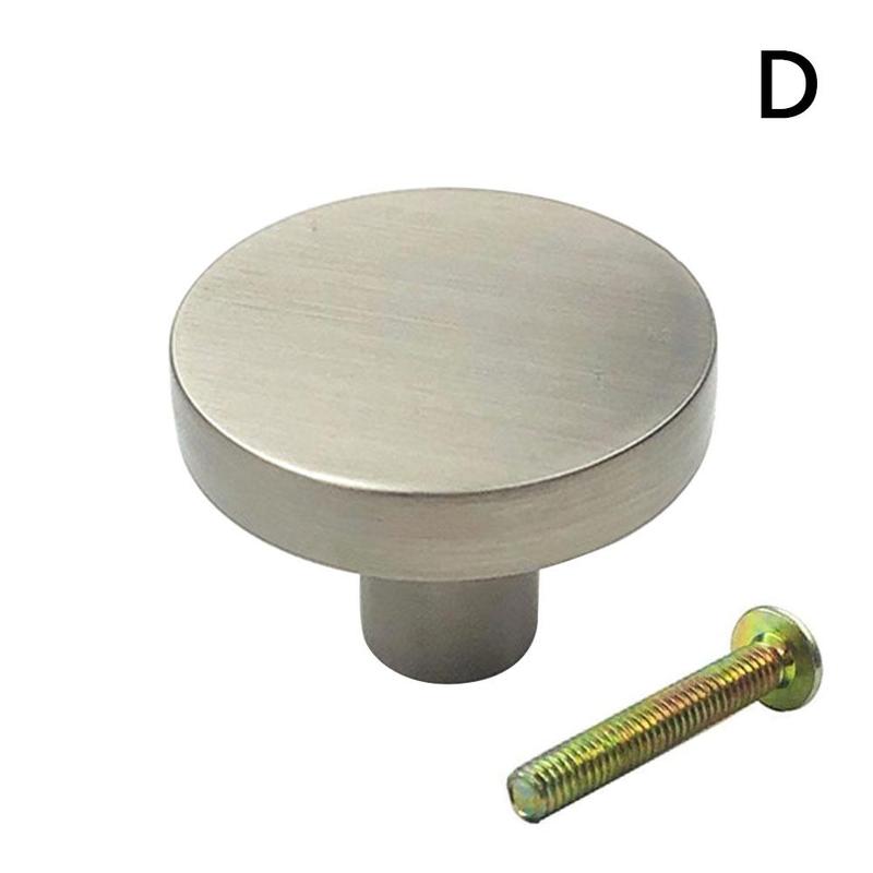 4 Stks/set Ronde Messing Massief Messing Handvat Knoppen Kabinet Keuken Pull Accessoires Lade Meubilair Handvat Deur Dresser Knop Pu T4S1: D