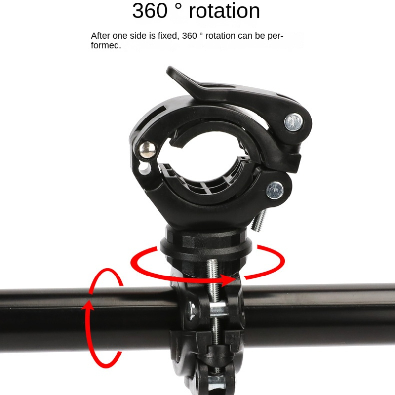Fahrrad Licht Halterung 360 Grad Drehbare MTB Fahrrad LED Licht Taschenlampe Halterung Radfahren Lampe Taschenlampe Halterung Fahrrad Zubehör