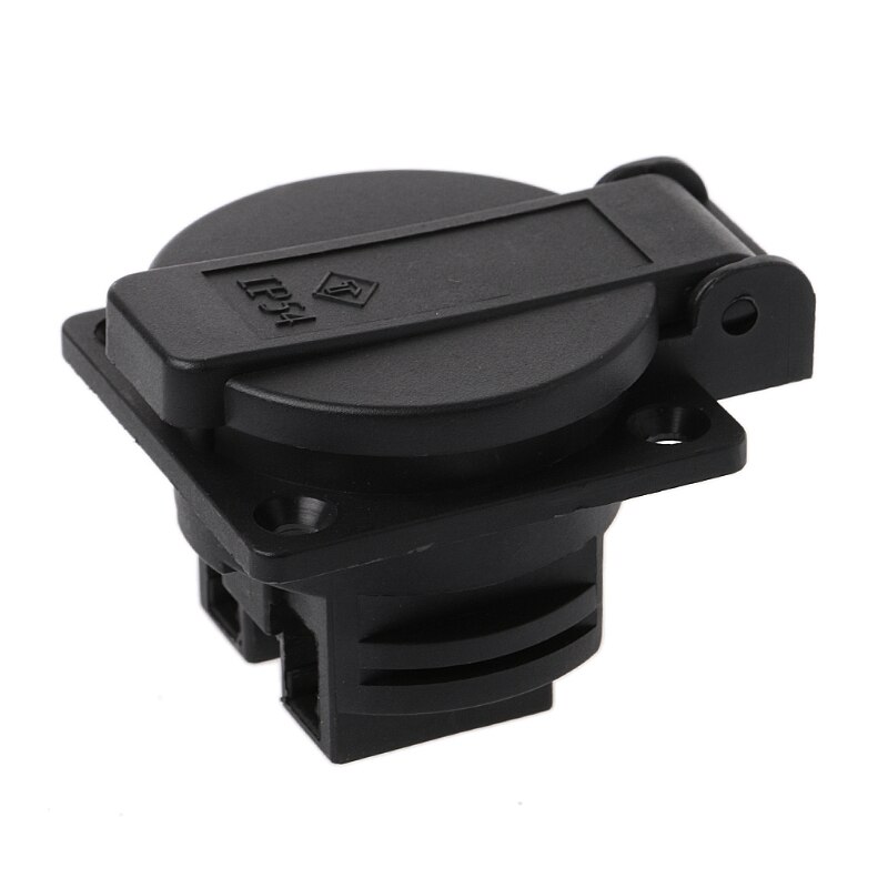 AC 250V 16A German Standard Power Outlet Single Plug Waterproof Wall Socket