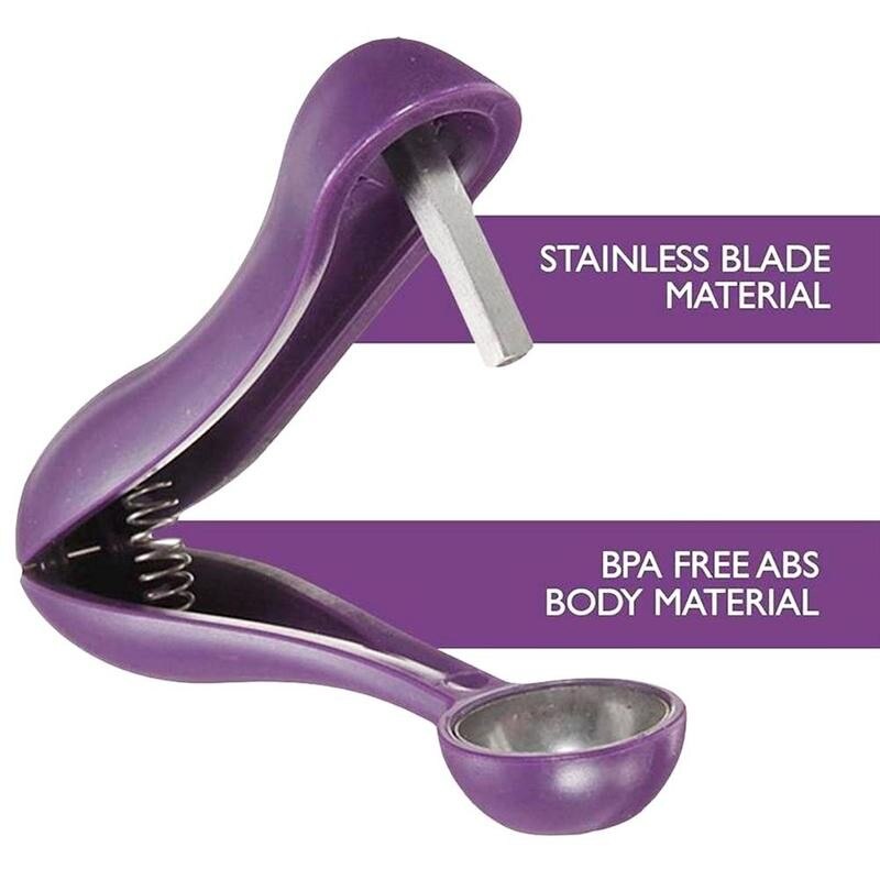 Purple Cherry Seed Remover Vegetable Fruit Olive Core Pit Kitchen Gadgets Accessories Remove Too