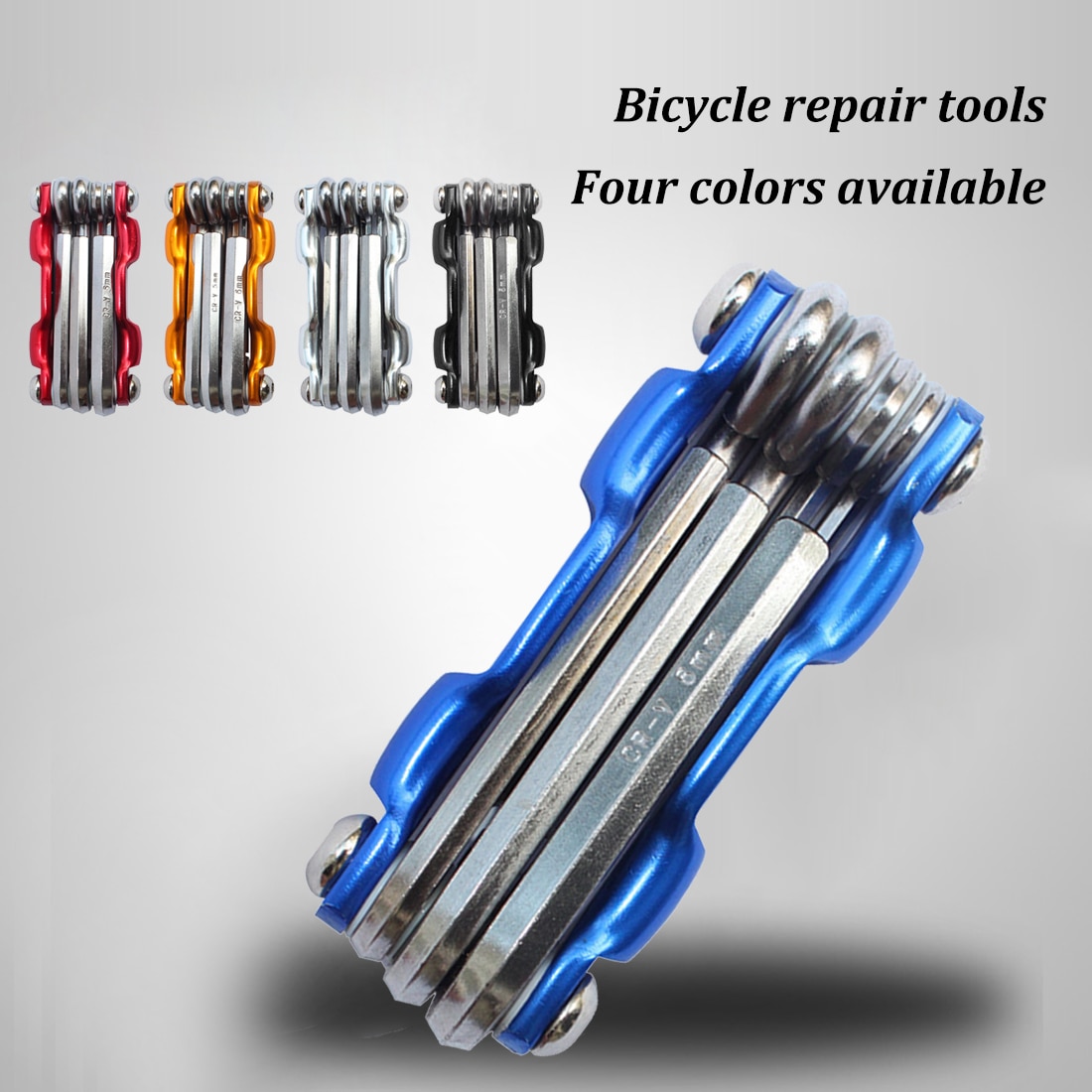 Herramienta de destornillador de Kit de herramientas de reparación de bicicletas hexagonal multifunción 7 en 1 para bicicleta de montaña MTB herramienta de reparación de bicicletas