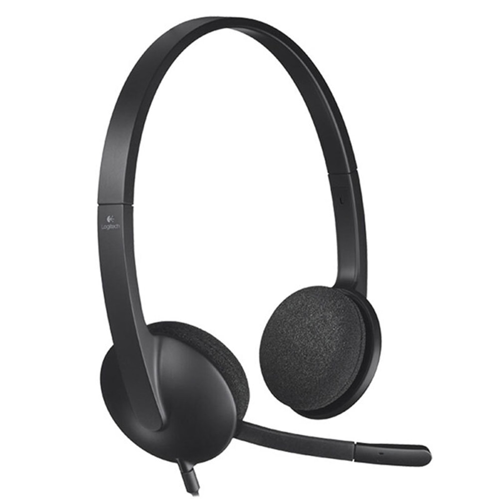 Logitech H340 Over-ear USB Stereo Headphones Hands-free Calling Gaming Meeting Video Chat Computer Gaming Headset with Mic