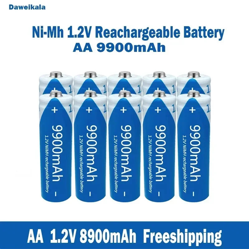 -batería recargable para pistola de temperatura,pila AA de 1,2V,2500mAh, Ni-MH,para ratón de juguete con control remoto