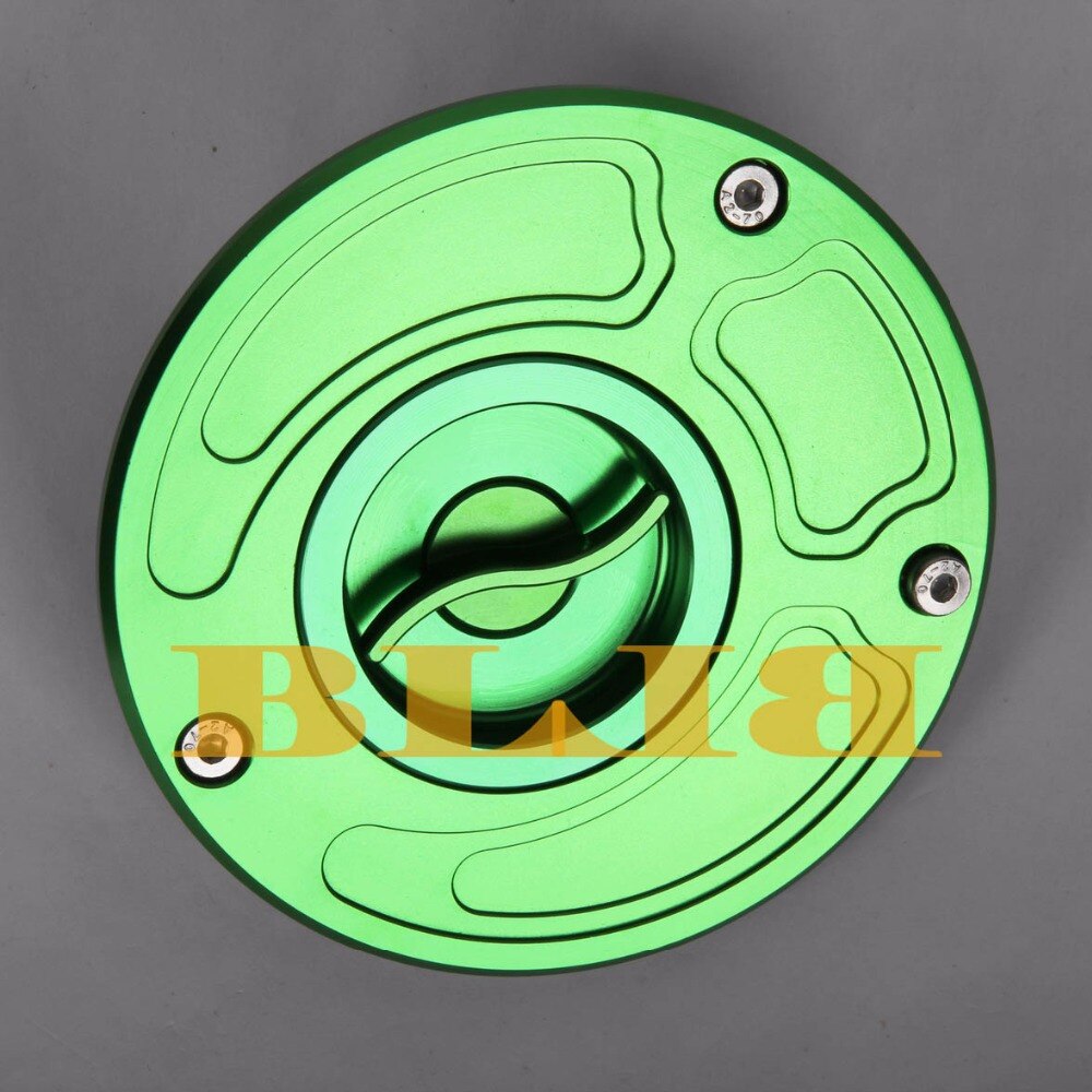 Keyless Billet Aluminum Gas Cap For Kawasaki Z1000 Z750 2003-2006