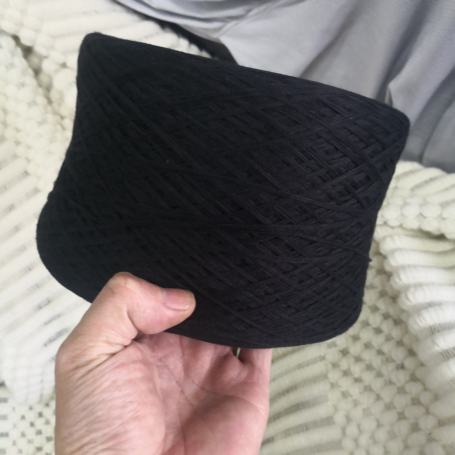 Knitting Cotton Yarn Thread Non Bleached Raw Coton Cords Baby ClothES Cochet DIY Scarf Sweater 500grams/Ball: PURPLE