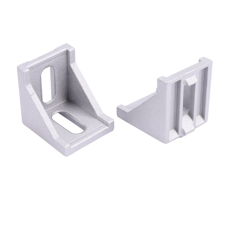 20Pcs 4040 Aluminum Corner Brackets Corner Fitting Angle 40 X 35 Connector Fastener For 4040 Industrial Aluminum Profile