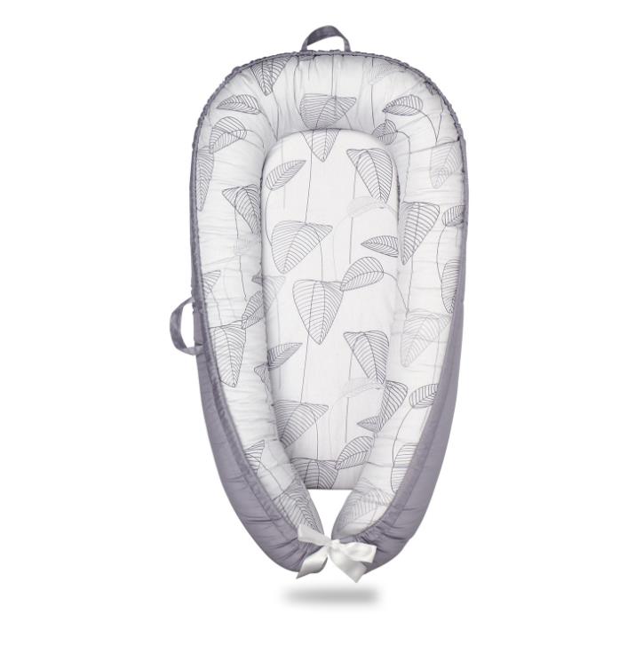 90x50cm Newborn Baby Lounge Essential Baby Nest Toddler Travel Nest Bed with Pillow Infant Portable Crib Cotton Cradle: 2