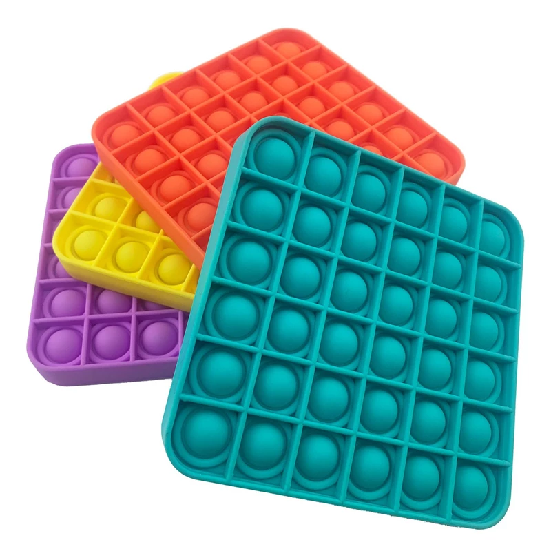PopIt-caja de juguete sensorial para adultos y niños, juguete antiestrés, antiestrés