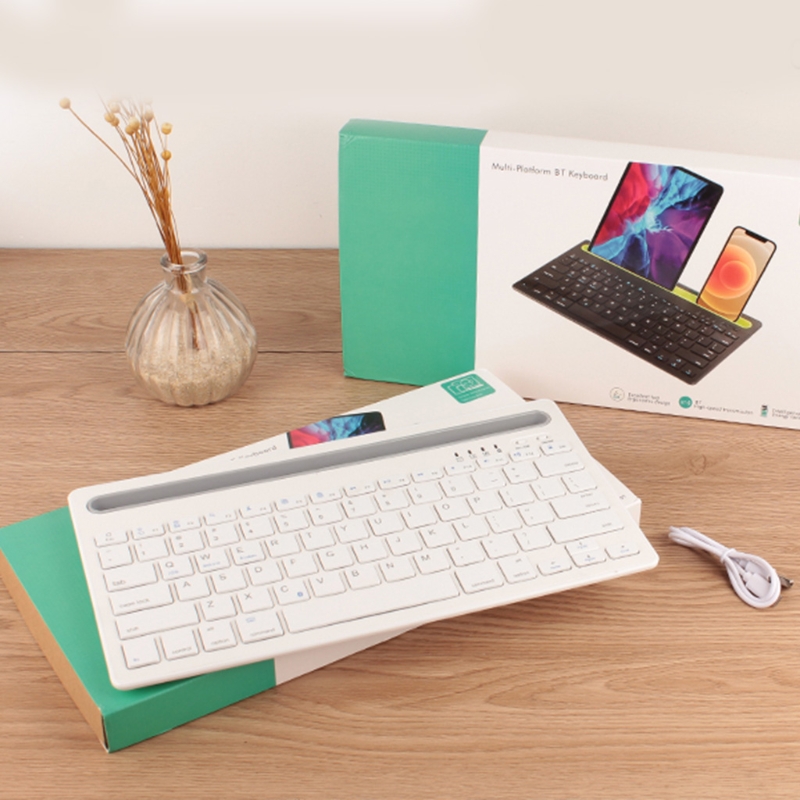 Mobile Phone External Keyboard Wireless Bluetooth-compatible Multi-device Keyboard