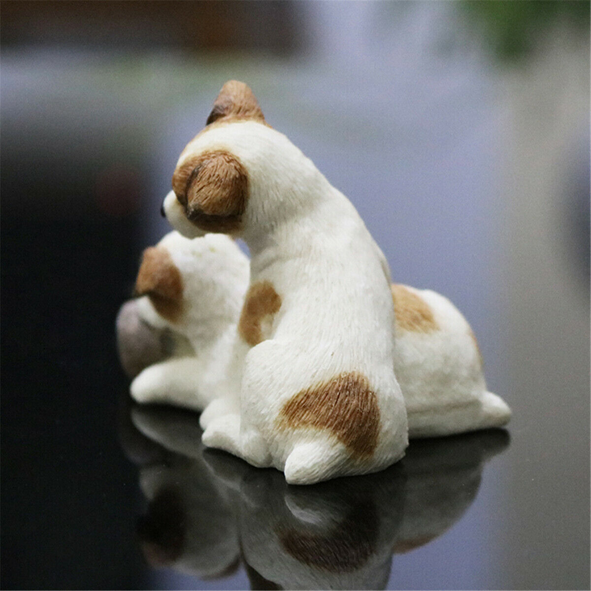 Jjm jack russell terrier hund kjæledyr figur canidae dyr bil dekor samler leketøy modell pedagogisk for barn voksne barn