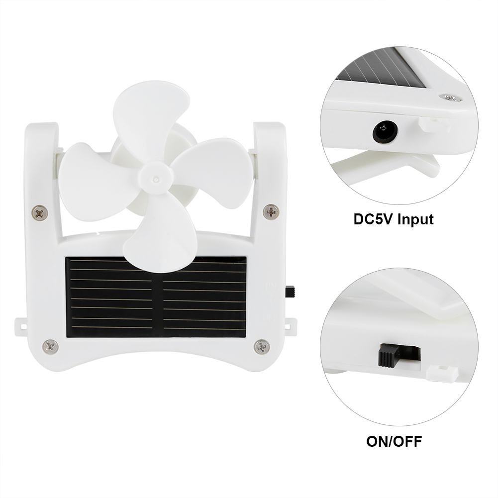 Miniventilator Hoedenventilator op zonne-energie Mini draagbare hoedenventilator op zonne-energie op te hangen of clip voor bergbeklimmen Kamperen Wandelen