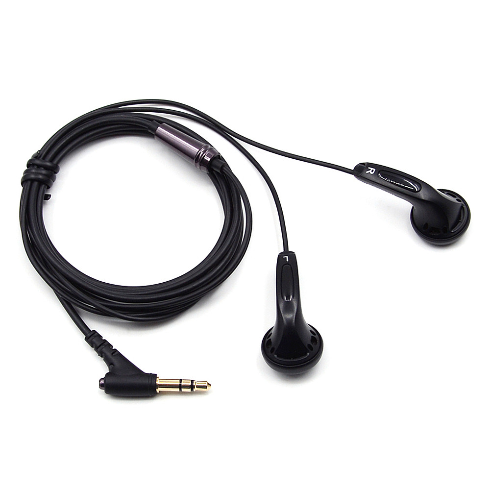 YINCROW X6 3,5mm auriculares intrauditivos auriculares de cabeza plana auriculares profesionales HIFI para fiebre PK1 MX985 sin micrófono: Negro