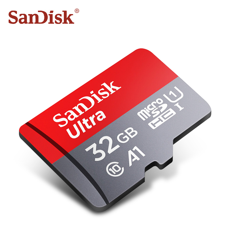 SanDisk-tarjeta Micro SD de 128GB, 64GB, 32GB, 16GB, 98 mb/s, tarjeta de memoria flash usb Class10, producto Original: 32 GB