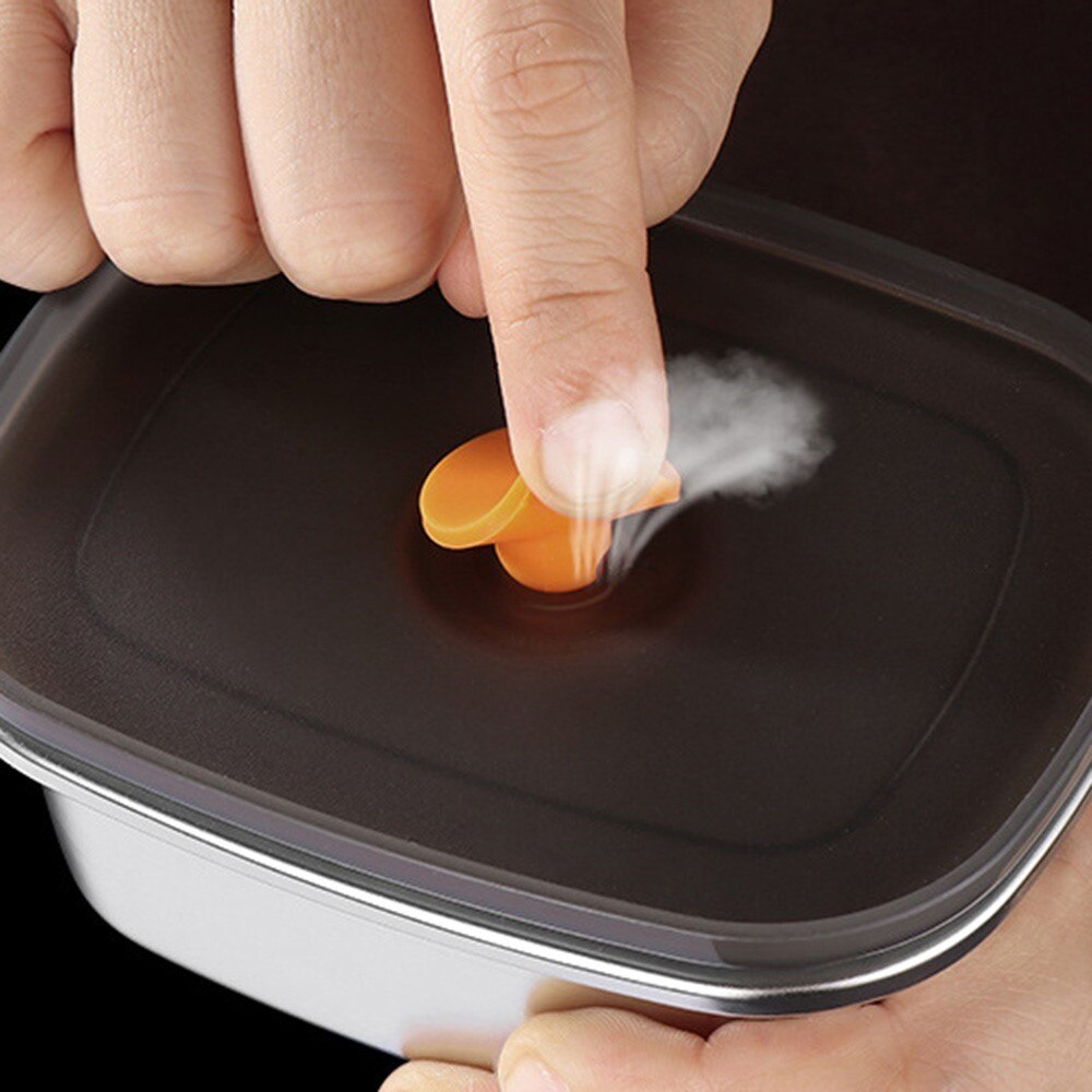 Stainless Steel Lunch Box Food Storage Box Portable Picnic Camping Outdoor Food Crisper Food Storage Container