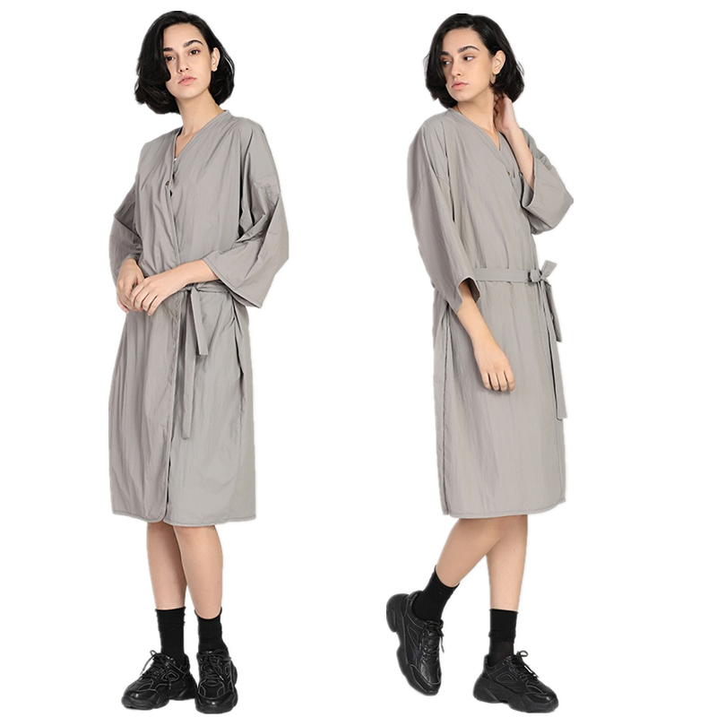 Salon Professionele Kappers Kimono Beauty Spa Gast Gewaad Kapper Winkel Client Kapsel Dyehair Gown Schort Werkkleding