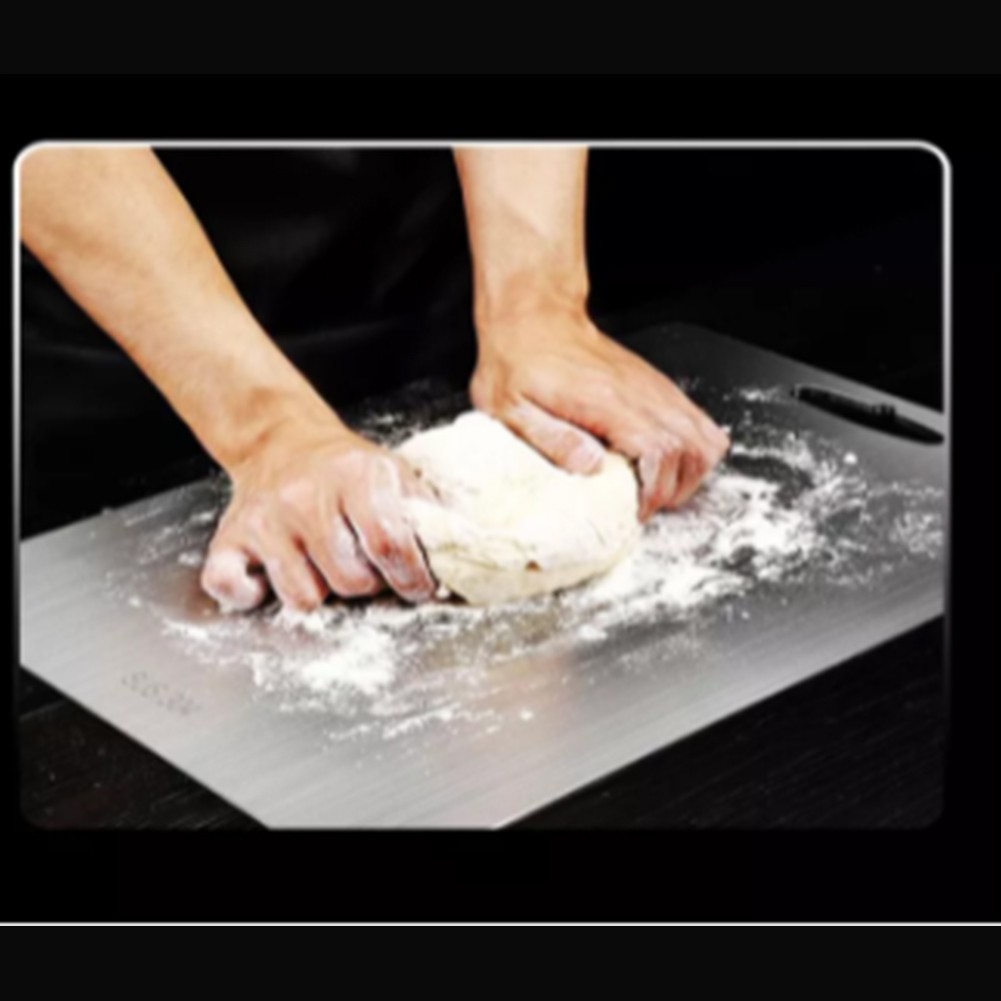 Multi-Function Stainless Steel Cutting Board Home Kitchen Rectangular Board Chopping Board Kneading Dough Cutting Board