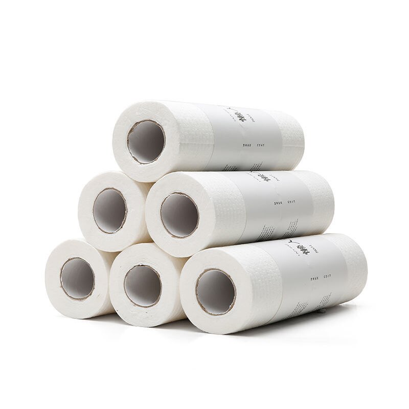 Cotton Cloth Wipes Reusable Cleaning Paper Towel Kitchen Roll Rags disposable Cleaning Cloth dishwashing gadgets Scouring Pad