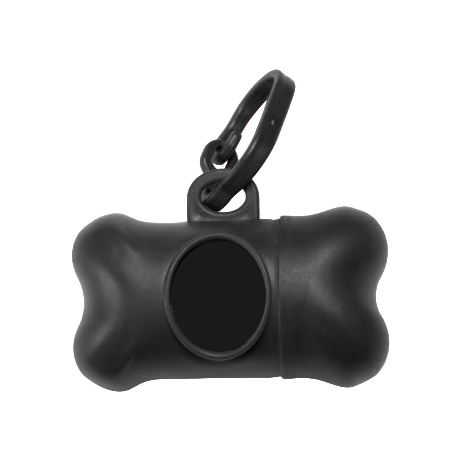 Pet Garbage Bag Storage Box Out Dog Poop Cleaning Storage Bag Bone Plastic Pet Small Dog Outdoor Garbage Poop Dispenser: Black