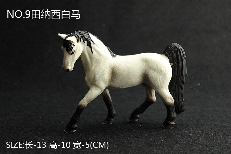 Kid 'S Educatief Speelgoed Paard Model Trinidad Paarden Wilde Paarden Zwart-wit Paarden