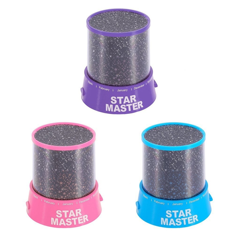 Romantische Verbazingwekkende Cosmos Maan Kleurrijke Master Star Sky Universele Nachtlampje Kid Chidren Projector Lamp Festival
