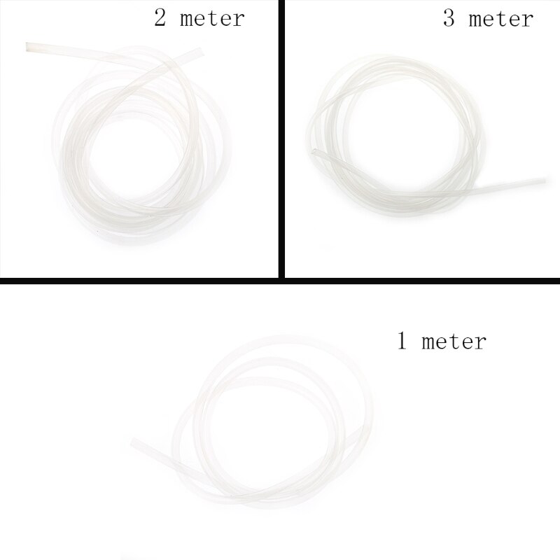 3mm x 5mm Silicone Tube Hose Translucent Tube Food Grade Non-toxic Soft Rubbe 1/2/3M