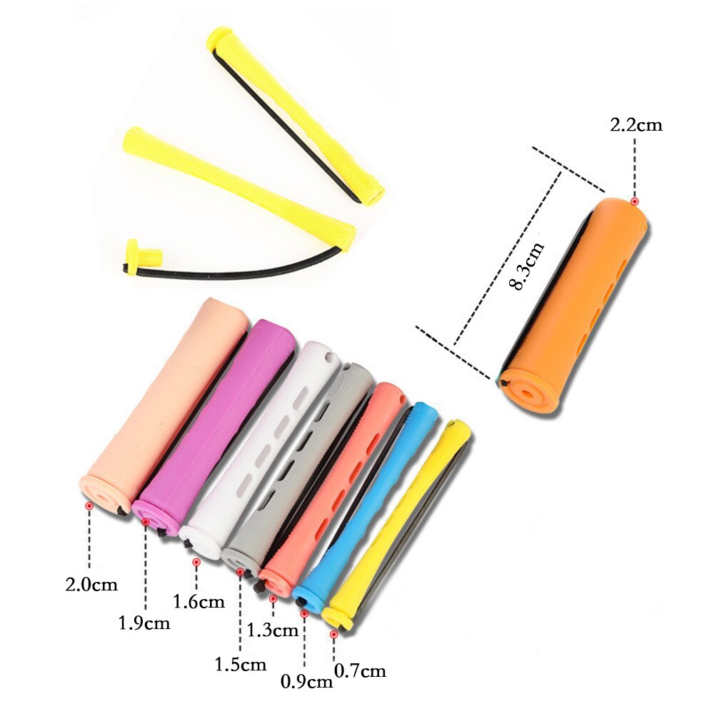 12 sztuk/zestaw trwała ondulacja pręty wałki robić włosów z włosami zimne fale pręty lokówka robić włosów fala dla kobiet robić noszenia jako długie lub krótkie włosy produkty fryzjerskie