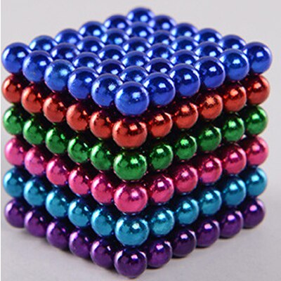 Anti-Stress Giocattoli Per Adulti Infinity Cubo Antistress Definito 5mm216 PCs Variabile BuckBalls Multi-color FAI DA TE Giocattoli: seven colors