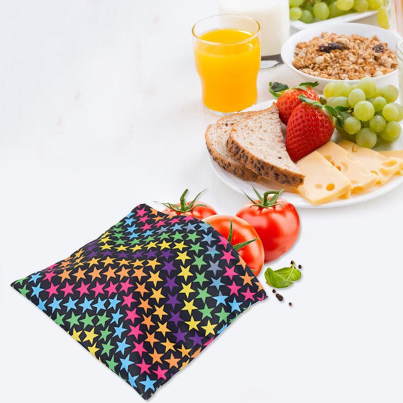 3PCS Reusable Snack Bags Sandwich Bread Food Storage Bags Heating Pastry Tools For Camping Travel Hiking Waterproof Lunch Bag