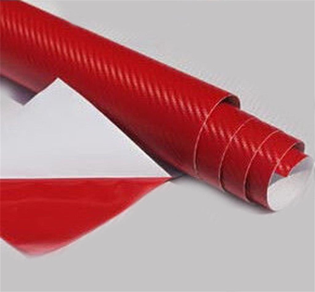 Película de vinilo de fibra de carbono 3D para interior de coche, pegatinas impermeables para decoración de coche y motocicleta