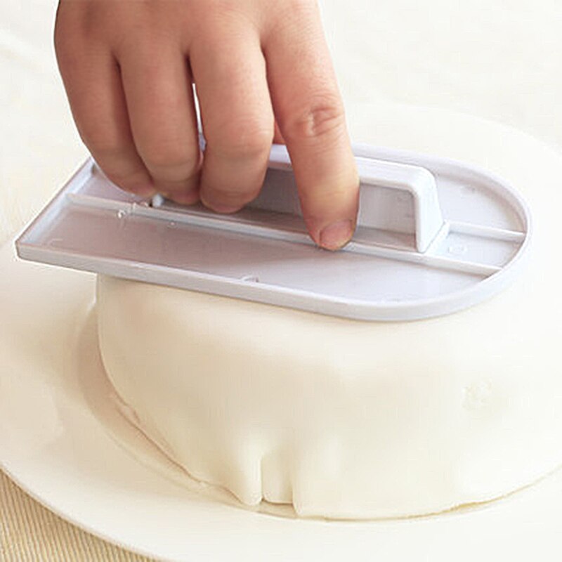 Cake Smoother Surface Polisher Tools Fondant DIY Mold Shapes Perfectly Smooth Look Kitchen Bake Essential Cake Tool