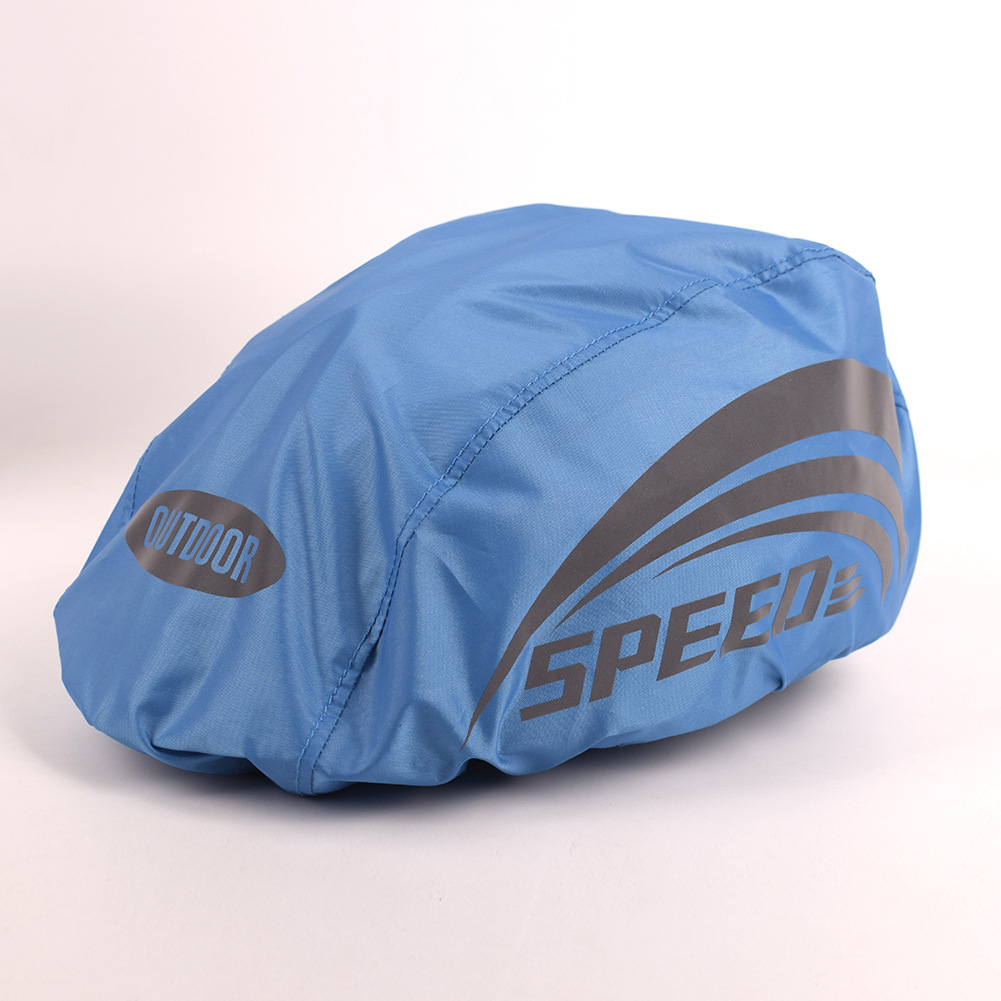 Fietshelm Waterdichte Hoes Met Reflecterende Strip Fietsen MTB Racefiets Helm Regenhoes Oxford Doek Beschermhoes: green