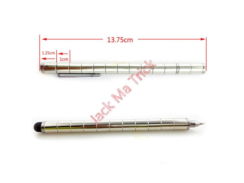 Stylo magnétique (doré ou Sillver)-tour de magie, Gimmick, accessoires