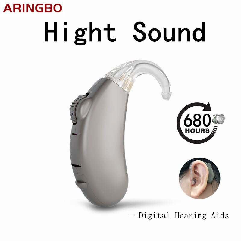 Aringbo-Mini amplificador de sonido Digital, auriculares inalámbricos de conducción de aire para sordos, ancianos, para el cuidado de los oídos