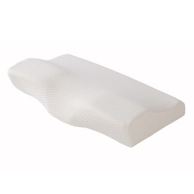 Almohada de memoria ortopédica para el dolor de cuello y protección del cuello, almohada de espuma de memoria de rebote lento, funda de almohada Cervical para el cuidado de la salud: Gold dot beige