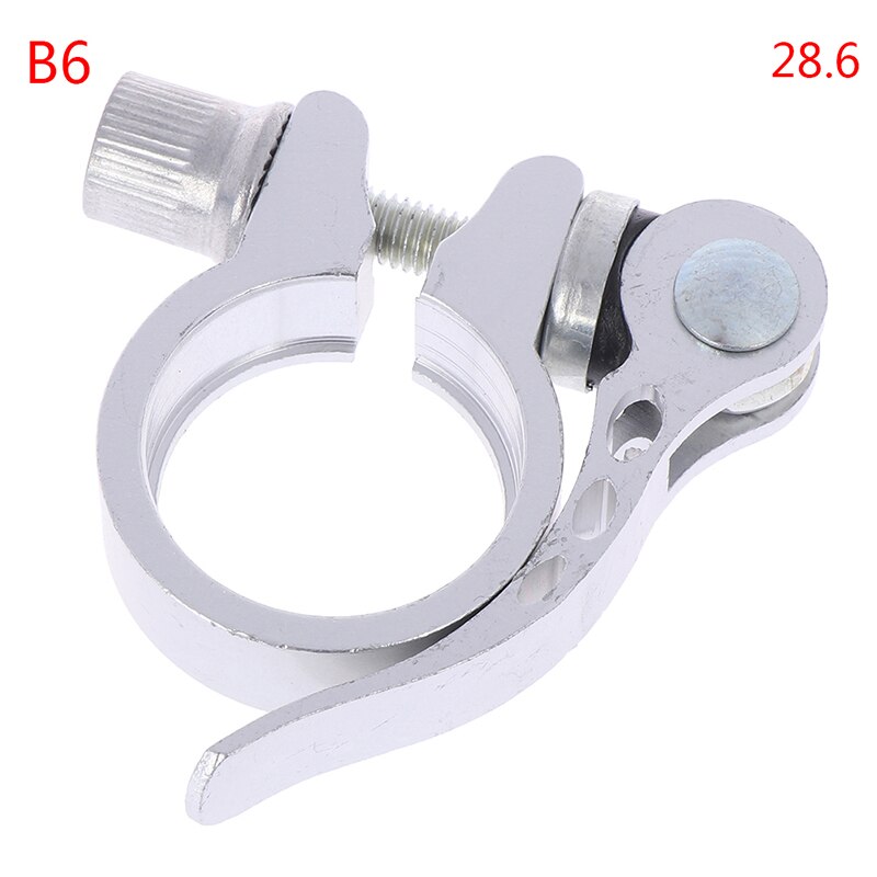 NEUE 25,4-34,9mm Aluminium Bike Fahrrad Sattelstütze Clamp Quick Release Sitz Post: B6