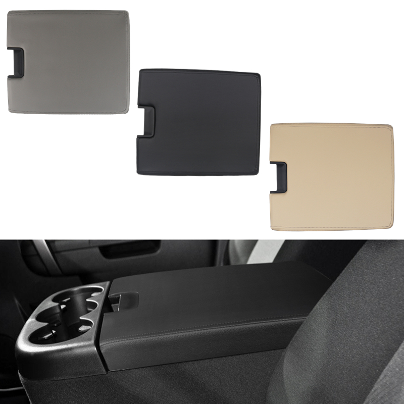 Midtkonsolllokk armlenesett deksel med lås for chevy silverado suburban tahoe avalanche sierra 2007 oe 2086415