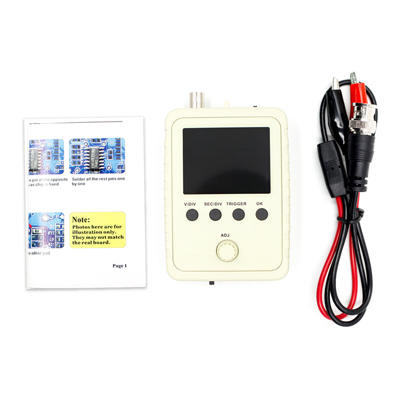 Kit de osciloscopio Digital DIY, 15001K, 1MSa/s, 200KHz, ancho de banda analógico, compatible con 80KHz, PWM, actualización de Firmware, FNIRSI-150 DSO: AS Shown 2