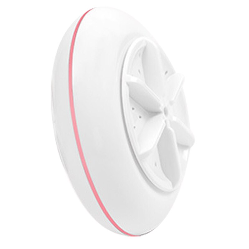 Good Healthy Mini Portable Turbo Washing Machine Laundry Clothes for Home Travel Dormitories: Pink