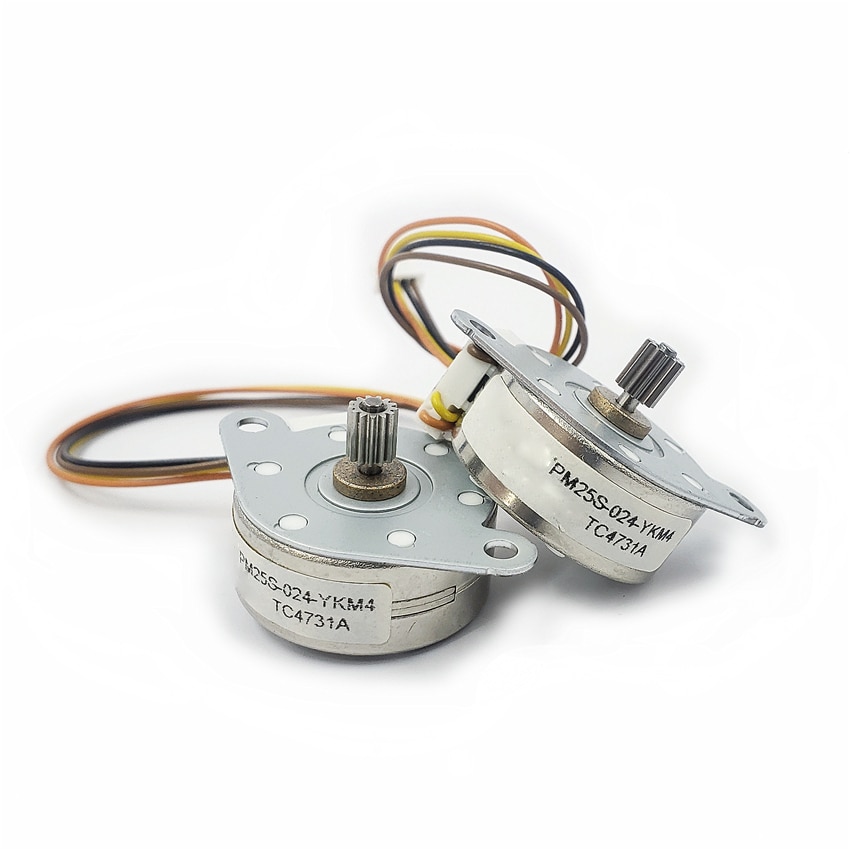 2 fas 25 stegmotor permanent magnet  pm25s-024 motorer stegmotor med 13 växlar för hemsymaskiner skrivarskanner