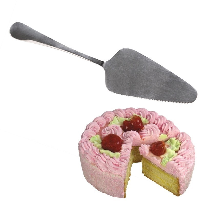 1 pc tårtskyffel i rostfritt stål western cake spatel pizzaskärare verktyg ostbakelse tårtavdelare