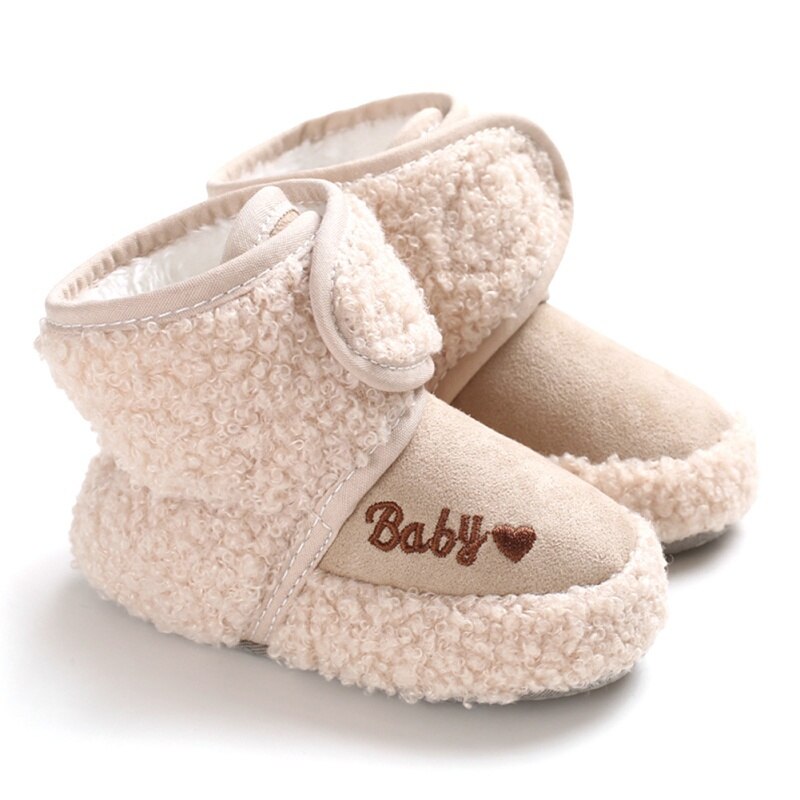 Neugeborene Baby Mädchen Jungen Schuhe Schnee Stiefel Babys Winter warm Booties Faux Vlies Anti-Unterhose Kleinkind Neugeborenen Krippe Schuhe: K / L