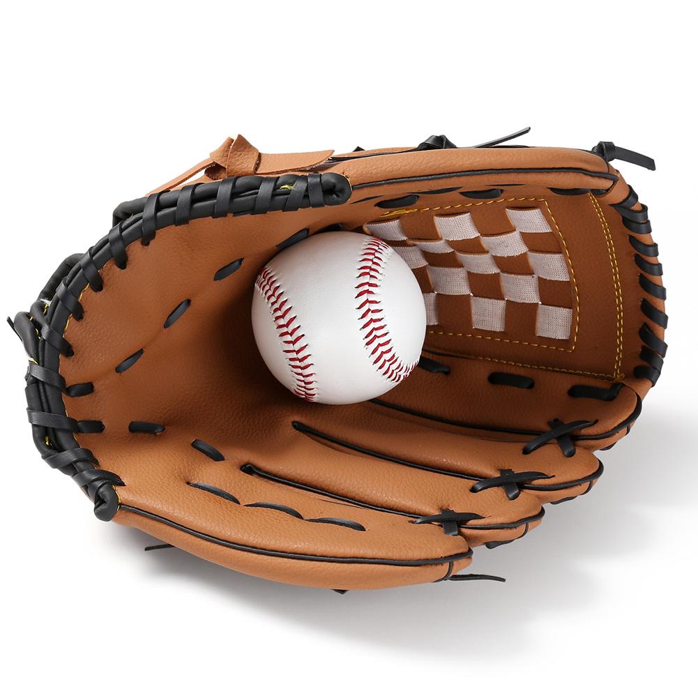 Deportes al aire libre para jóvenes y adultos, guantes de béisbol para practicar entrenamiento de mano izquierda, pelota de Softball, accesorios deportivos para protección de manos