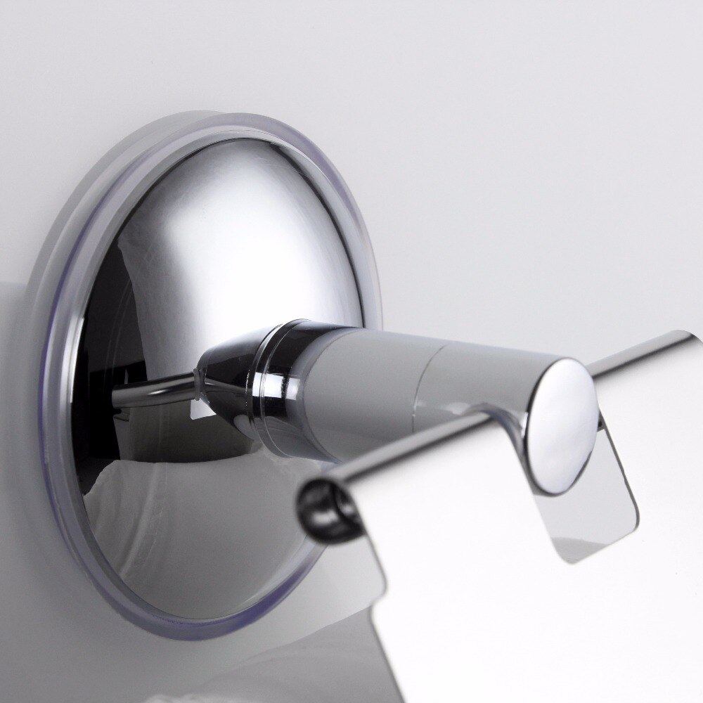 Zhangji rustfrit stål kraftig toiletpapirholder vægmonteret badeværelsesarmaturer sølvfarvet wc sugerulle papirholdere