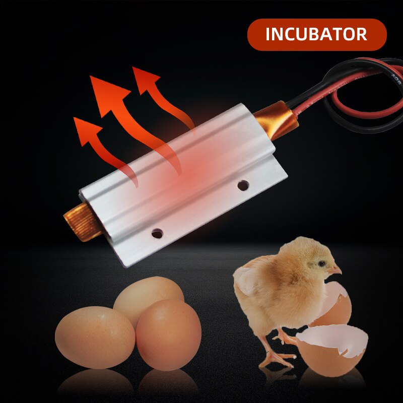 1 stk 24v 180c termostat ptc aluminium varme til mini instrument 60*28*7mm